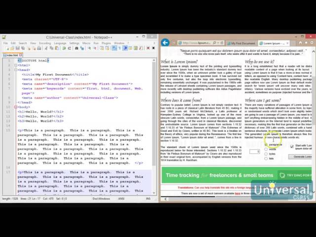 Lesson 2: How to Create a Simple Web Page - HTML Course