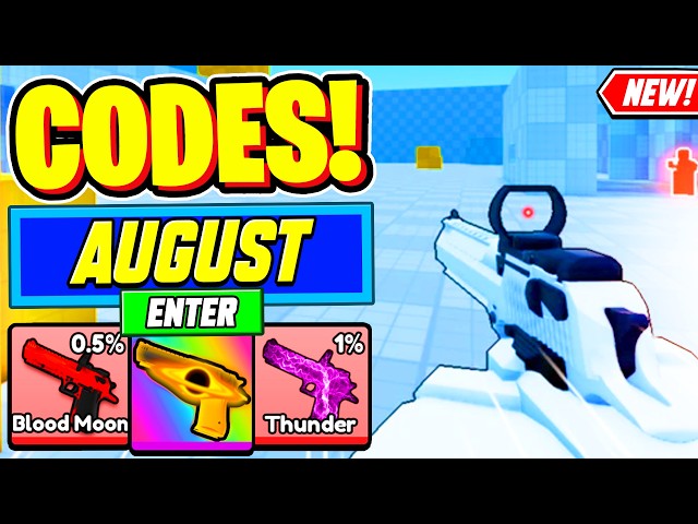 ⚠️New⚠️ ALL WORKING CODES For Deagle Arena August 2026 - Roblox Deagle Arena Codes 2026