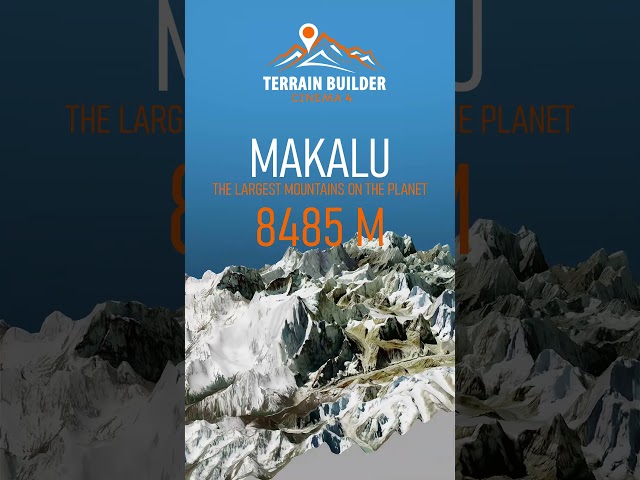 3D Terrain: Makalu mountain #himalayas #mountains #travel #trekking #travelphotography
