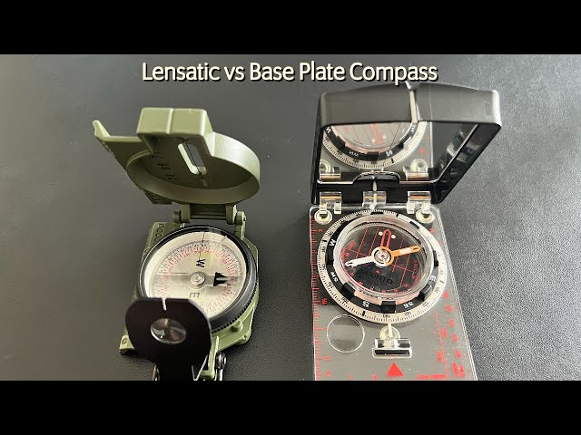 Lensatic Compass vs. Baseplate Compass