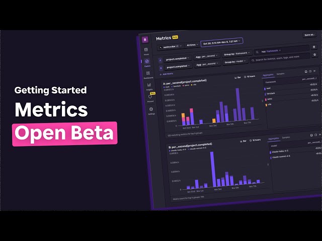 Getting Started: Sentry Metrics is in Open Beta