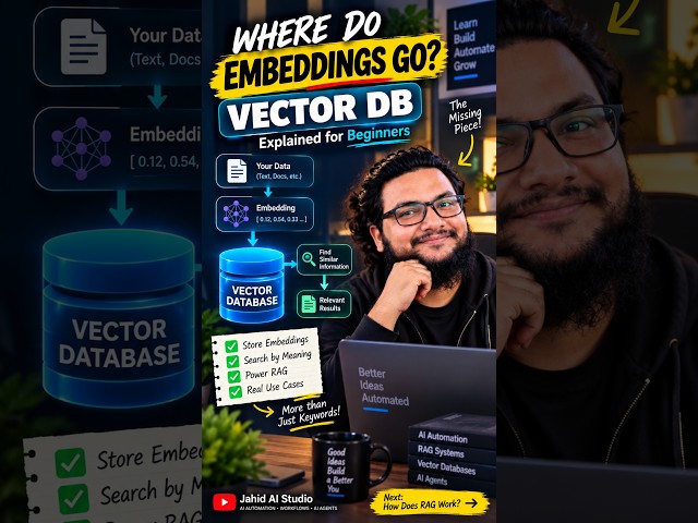What Is a Vector Database? 🤔 | Explained for Beginners