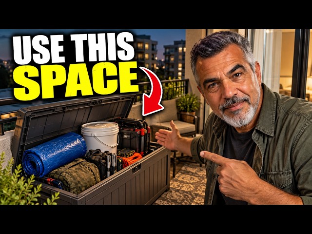 Balcony Prepping: 15 Emergency Items You Can Store Outside Without Wasting Space