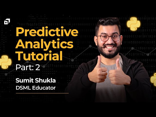 Predictive Analytics Tutorial: Part 2 | Regression | Simple Linear Regression | DS & ML @SCALER