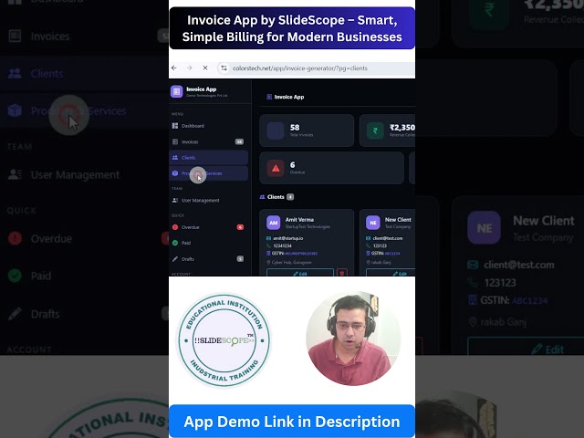 Invoice App by SlideScope – Smart, Simple Billing for Modern Businesses - Intro