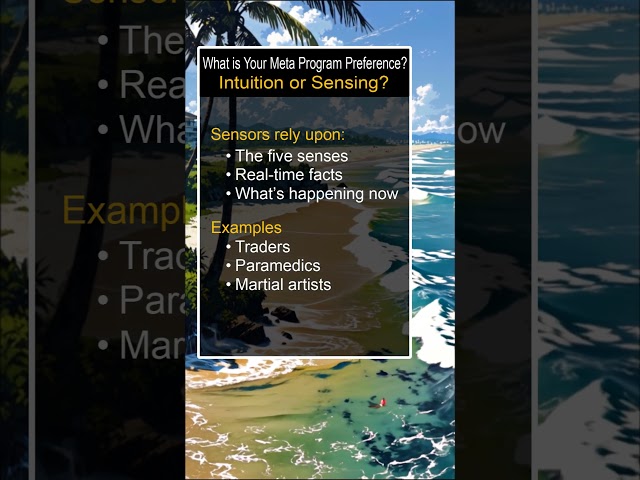 Are You An Action Hero Or A Dreamer? (Personality Type NLP Meta Programs)