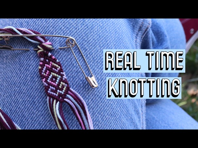 Challenge Bracelet Real Time Knotting [CC] || Friendship Bracelets