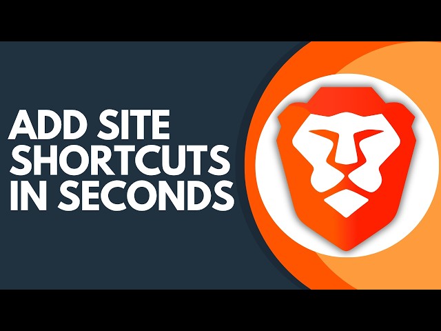 How to Add Site Shortcuts to New Tab Page in Brave Step by Step