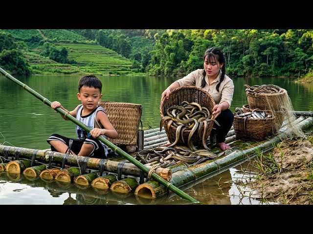 Fishing in a pristine wilderness with a single mother.