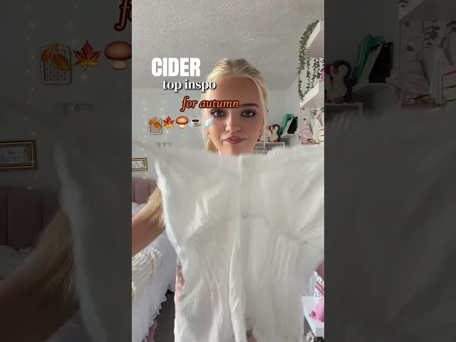 obsessed with Ciders fall clothes😚 thanks smmm #fyp #tryon #haul #autumn #outfitinspo