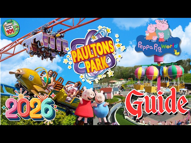 Paultons Park RIDES & ATTRACTIONS - 2026 - UK's BEST Theme Park & Home of Peppa Pig World