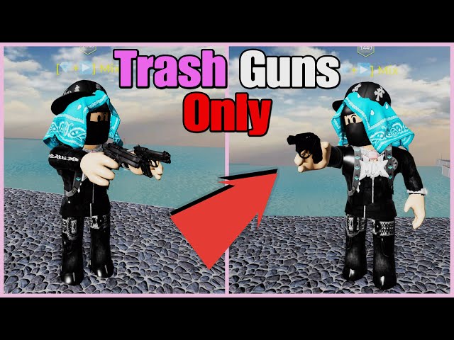 I used only the WORST GUNS until I DIE in STREET LIFE REMASTERED (Roblox)