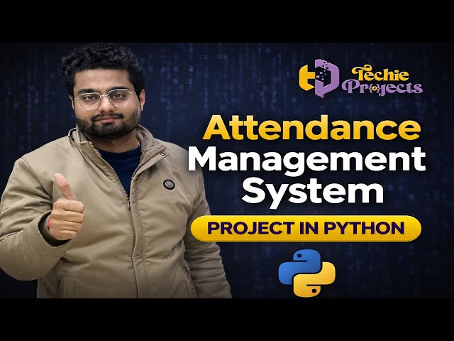 Attendance Management System Project in Python | School Management System Project Web Development