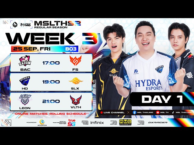 [EN] 🔴MSL TH S2 W3 D1 | 🔥 WEEK 3 IS HERE — LET’S GET INTO IT!