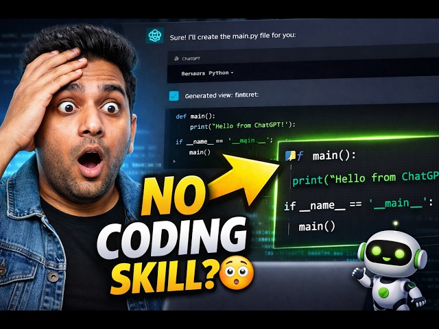 ChatGPT Builds a Python Project in Minutes 🤯 | Full Demo