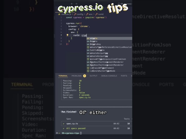 Cypress Modules: Run Tests with Different Configurations! #shorts