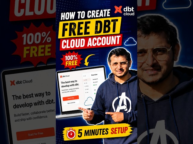 How to Create a FREE dbt Cloud Account|Get Started with dbt Cloud for FREE | Complete Setup Tutorial