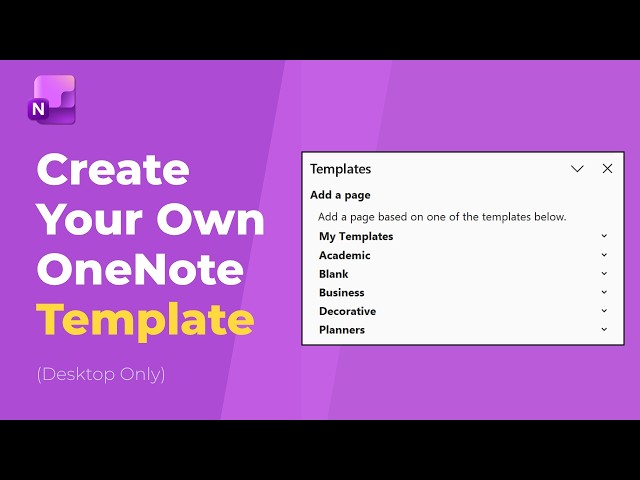 How to Create OneNote Templates (and Save Your Own)
