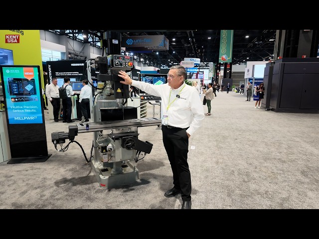 Unveiled at IMTS 2026: The New ACU-RITE MILLPWR CT on KENT USA CNC Knee Mills