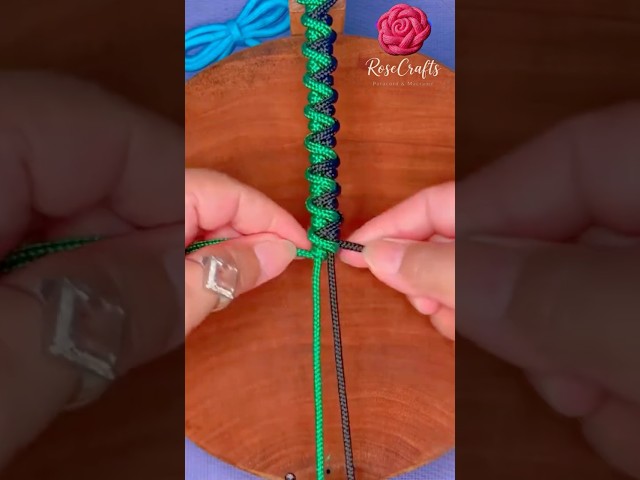 Easy Paracord bracelet design #shorts #easy #diy #paracord #bracelet #tutorial
