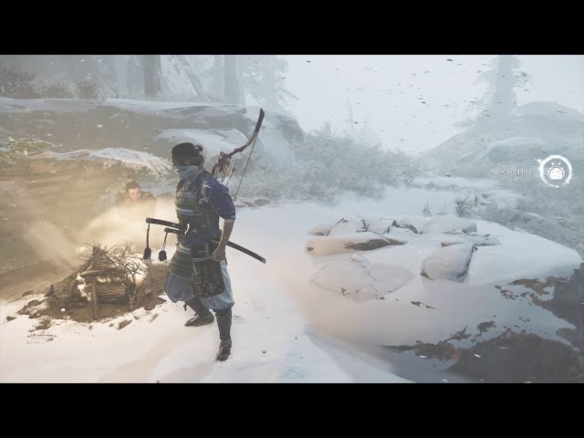 Ascend Mt Jogaku - Where to find the path up without freezing - The Undying Flame Ghost of Tsushima