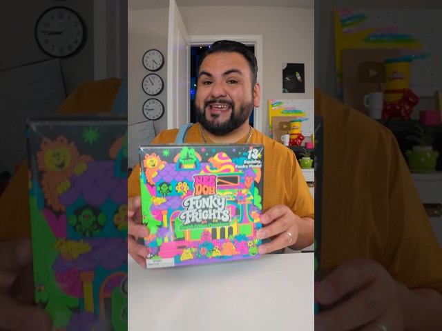 NeeDoh Funky Frights Advent Calendar Unboxing! (Day 1) 🪦 #squishy #squishies #needoh