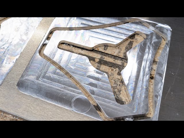 LowRider CNC testing different cutters in Aluminum