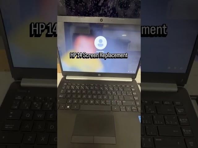 HP 14-cf0098ca cracked screen replacement- Anytime Computer Repairs, Delta, BC