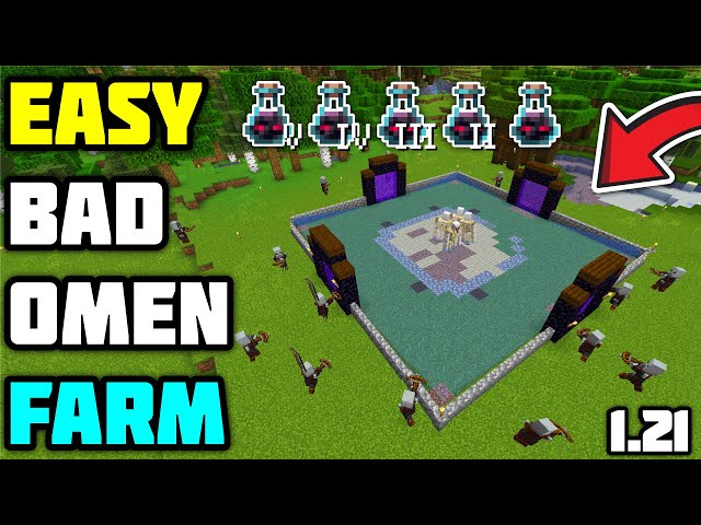 Minecraft Easy Bad Omen Farm (1.21)