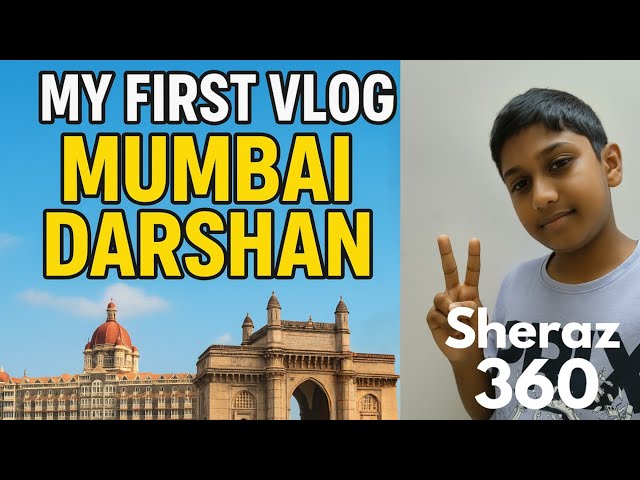 My First Vlog Mumbai Darshan-Bandstand, Mannat, Gateway of India, Taj Hotel, Coastal Road & Haji Ali