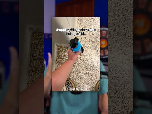 Dropping Things Down A Mysterious Hole 😭