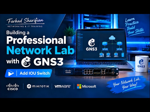 06 Building a Professional Network Lab with GNS3 - Add IOU Switch