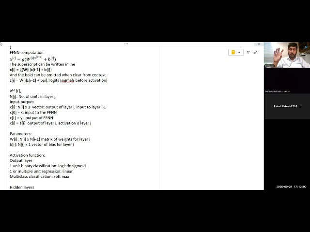 NLP - Lecture 7, FFNN Learning and Inference, Lexical Semantics and Distributional Hypothesis
