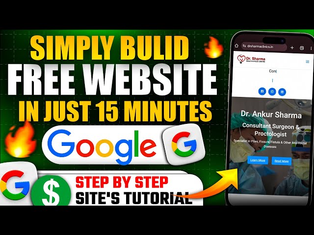 I Built a FREE Website on Google in 15 Minutes | Step by Step Google Sites Tutorial 2025