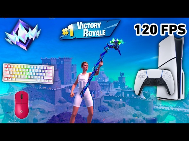 Fortnite Unreal Ranked Reload On PS5 | Keyboard & Mouse Gameplay | 120 FPS | 4K