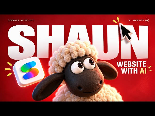 I Built an Interactive Shaun the Sheep Website For Free Using AI (0 Coding)