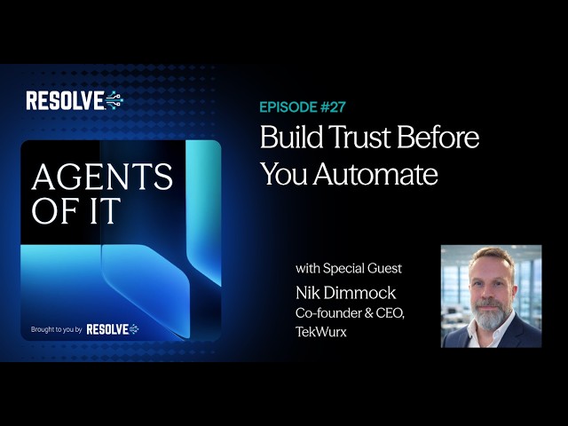 AI in IT Operations: How to Build Trust, Automate Smarter & Prepare for Autonomous IT
