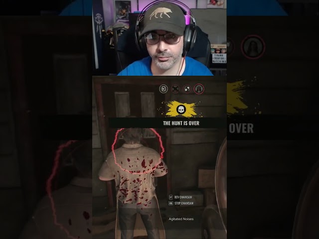 So satisfying playing as Leather Face in The Texas Chainsaw Massacre game #shorts