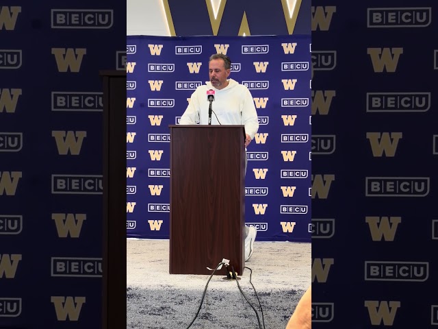 Jedd Fisch talks Washington’s DISAPPOINTING loss to Minnesota #godawgs #gohuskies #collegefootball