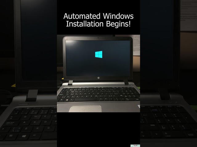 Automated Windows Installation Begins #windows10 #windows10installation #windows10tutorial