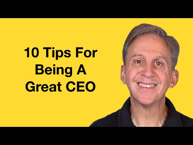 How Do I Become Effective As A Startup CEO?