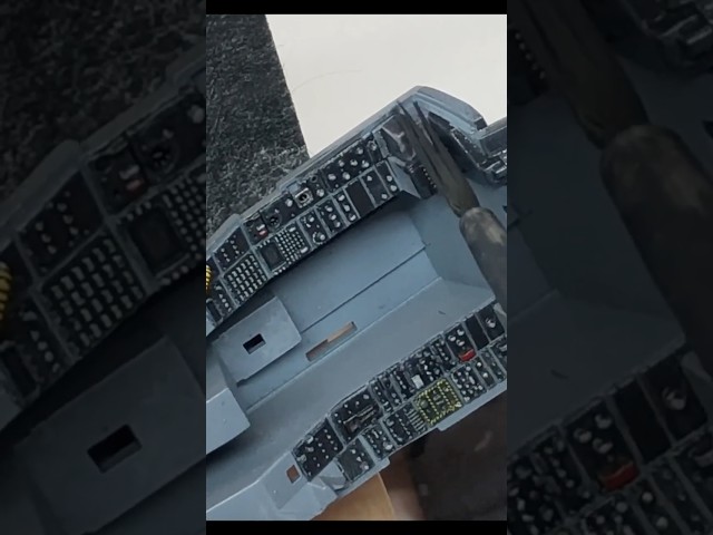A-10A G.W.H. 1/48 scale - Cockpit decals and weathering HD 1080p #miniature  #airbrush #scale model
