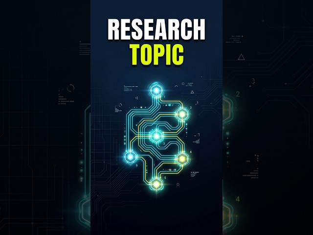 How to Choose a RESEARCH TOPIC in 5 Simple Steps | Dr Ramadoss R