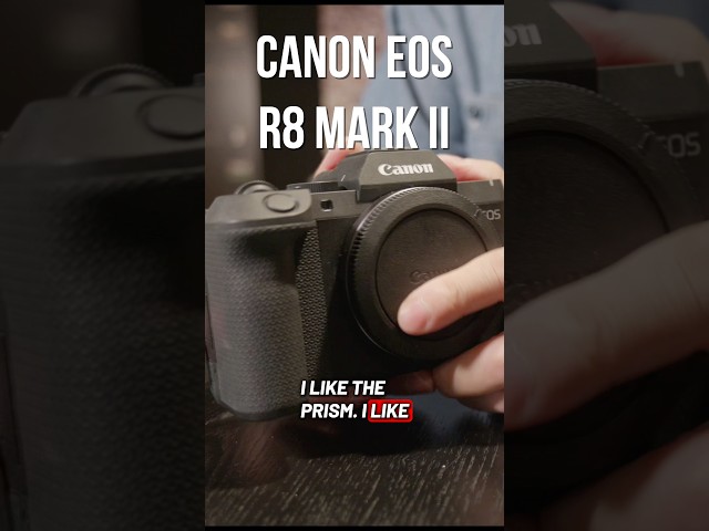 A bold new look for the new Canon R8 Mark II