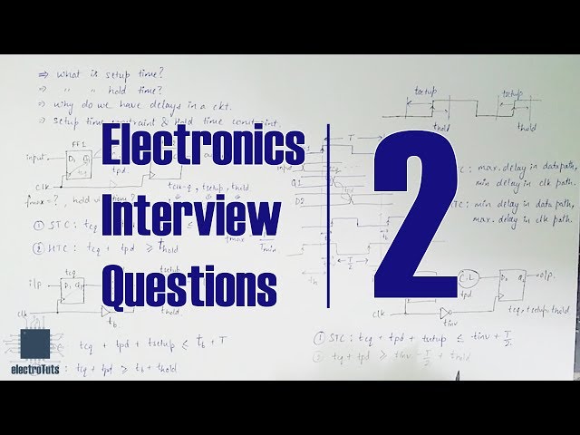 Electronics Interview Questions: STA part 2
