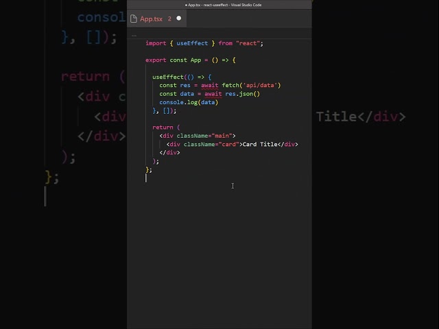 Используем ReactJS на 100% | 3 фишки useEffect #shorts