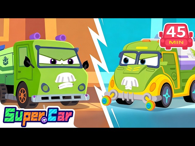 Real or Fake Sprinkler Truck 🚒 | Truck Fun | Rescue Car & Kids Cartoons | SuperCar