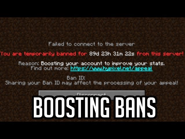 BIG HYPIXEL BAN WAVE