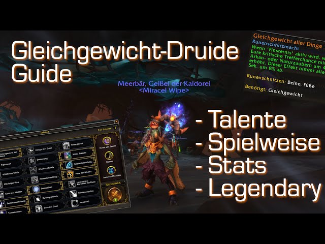 Der Guide zum Gleichgewicht-Druiden! Talente, Rotation uvm. [World of Warcraft: Shadowlands]