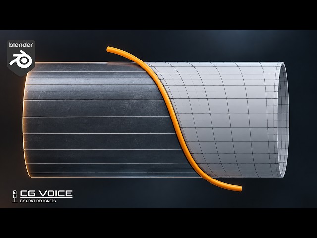 How to Use Curves to Cut Cylinders in Blender